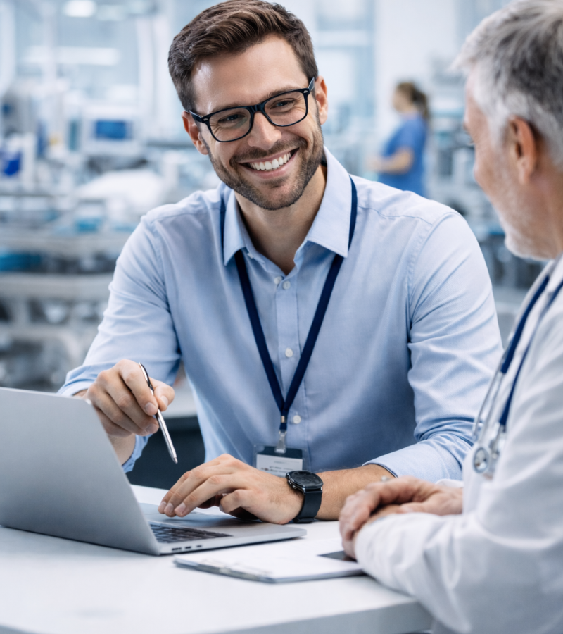 Tech support in a medical setting